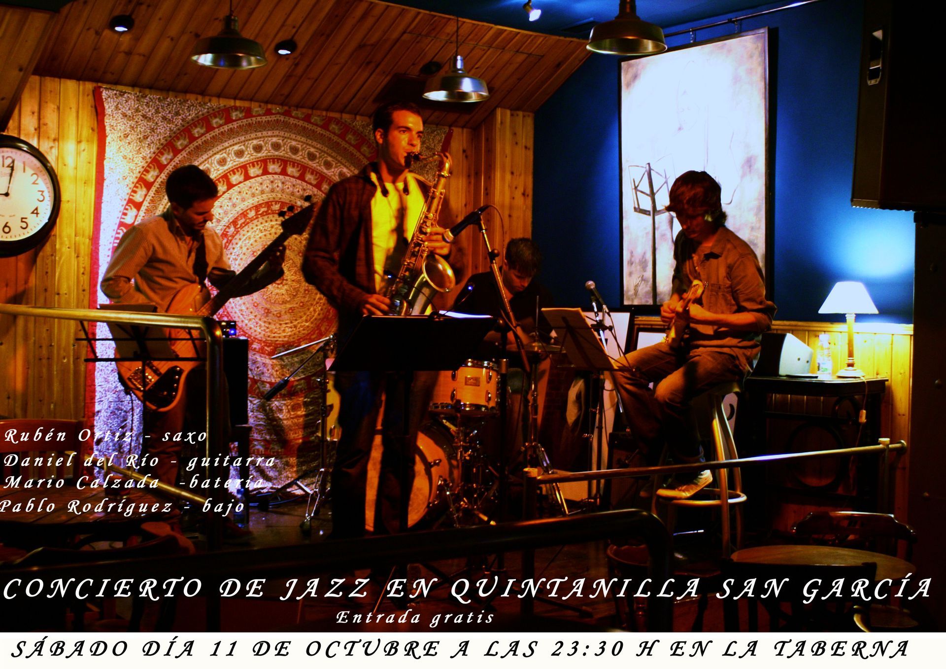 Concierto de jazz en Quintanilla San García
